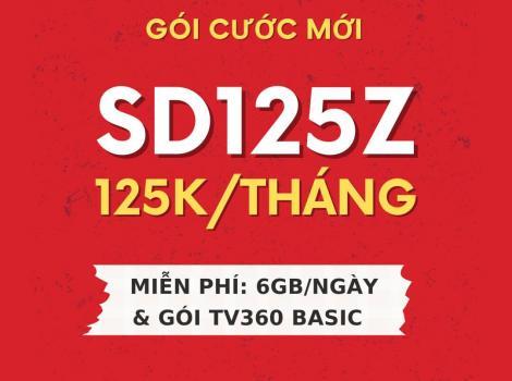 Đăng ký gói cước SD125Z Viettel nhận ngay ưu đãi khủng