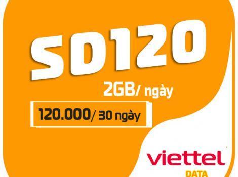 SD120 Viettel cú pháp đơn giản ưu đãi lớn