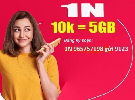 Gói cước combo 1 ngày 1N Viettel giá rẻ