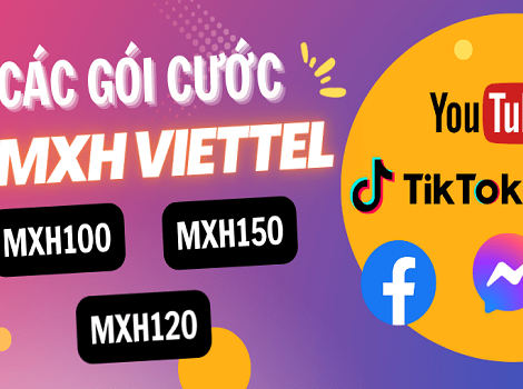 Gói cước MXH Viettel Free 100% data truy cập các mạng xã hội mới nhất 