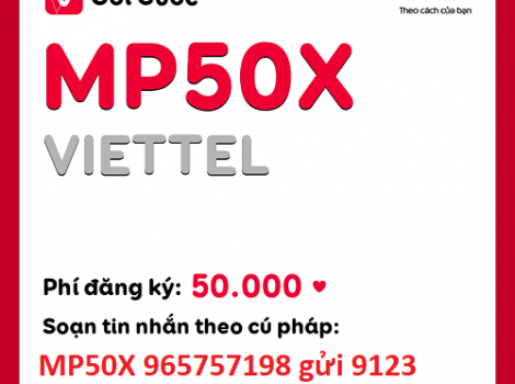 Gói cước nội mạng Viettel gói cước 50K
