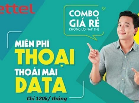 Danh sách các gói combo Viettel 120.000đ 1 tháng