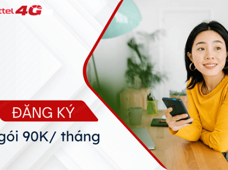 Cách đăng ký gói 4G Viettel giá rẻ cước phí 90k/ tháng 