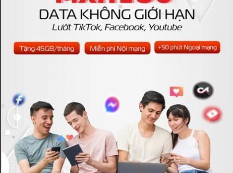 Lướt mạng xã hội không giới hạn cước phí 150k/tháng 