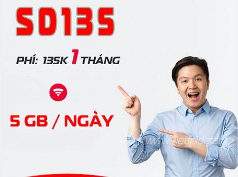 Gói 4G Viettel 135k/ tháng có 150Gb mới nhất