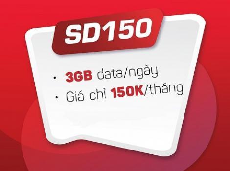 Gói 4G Viettel 150k/ tháng có 90Gb data mới nhất 