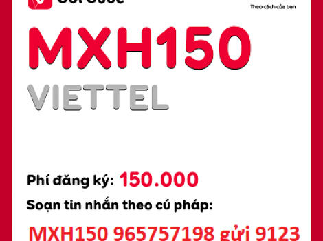 Gói mạng xã hội Viettel ưu đãi cực hời không giới hạn chỉ 150k/ tháng