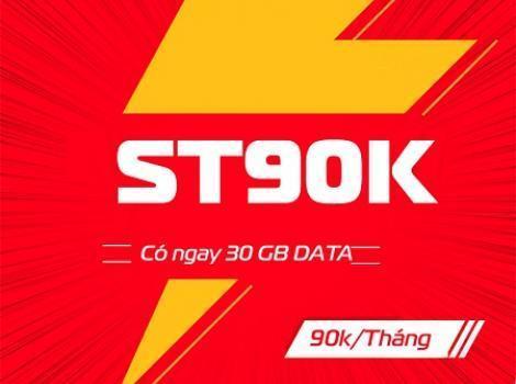 Thông tin gói cước ST90K Viettel có 30Gb data tốc độ cao chỉ từ 3k/ngày