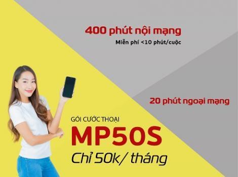 Thoải mái gọi nội ngoại mạng không lo về cước phí với gói MP50S Viettel