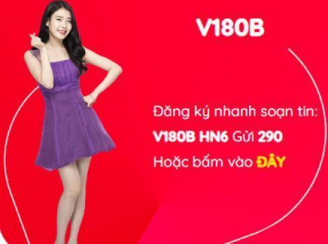 Gói nội ngoại mạng Viettel cước phí 180k/ tháng - free cước gọi thoại, ưu đãi data