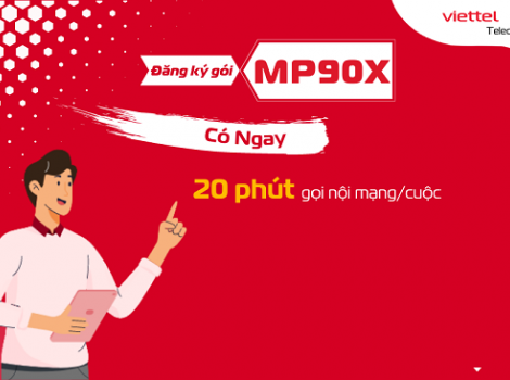 Gọi nội mạng thả ga không lo về giá với gói cước MP90X Viettel