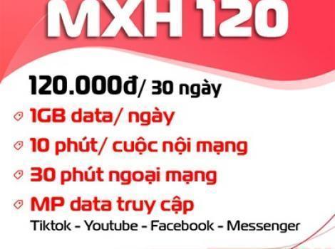 Trải Nghiệm MXH120 Viettel: 30GB + Facebook, Tiktok, YouTube Miễn Phí!