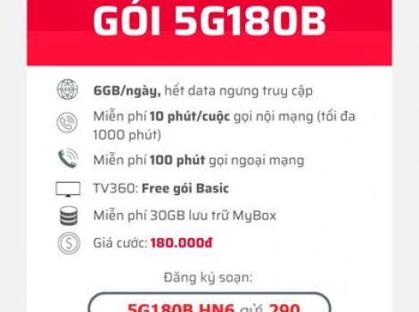 Viettel 5G180B: Kết nối siêu nhanh, gọi miễn phí, giải trí thoải mái!