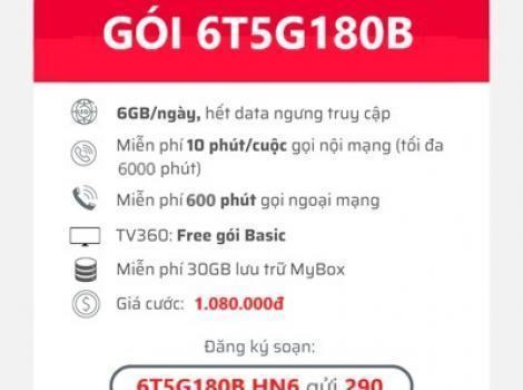 Giải Pháp Dài Hạn Cho Nhu Cầu Internet Với Gói 6T5G180B Viettel