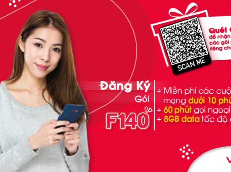 Gói ngoại mạng Viettel cước phí 140k/ tháng ưu đãi hấp dẫn