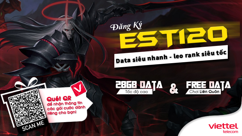 Gói cước EST120 viettel