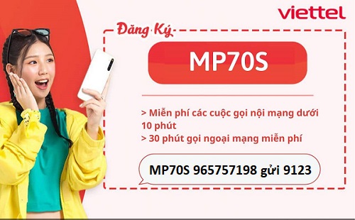 Gói nội mạng Viettel 70k/ tháng