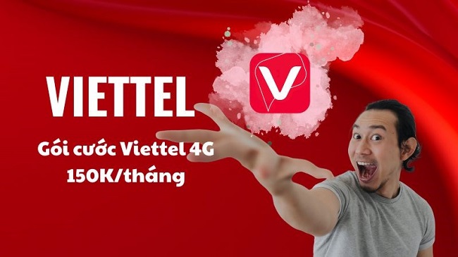 Gói cước 4G Viettel 150k 1 tháng