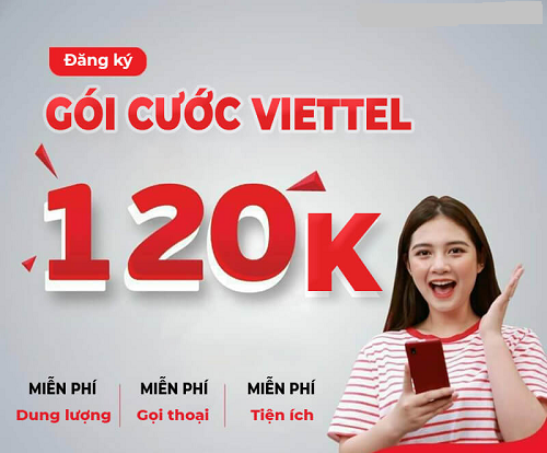 Gói cước combo Viettel 120k 1 tháng