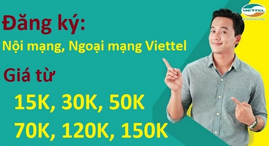 Gói cước nội ngoại mạng Viettel giá rẻ