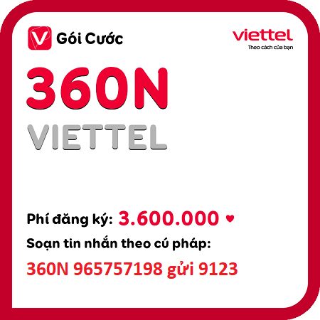 gói cước 360N Viettel