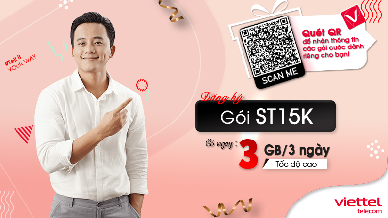 Gói cước ST15K viettel