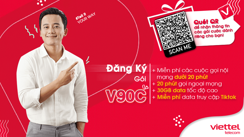 Gói cước V90C của Viettel