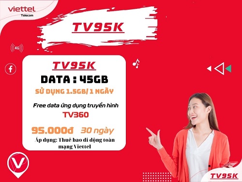 Gói TV95K Viettel