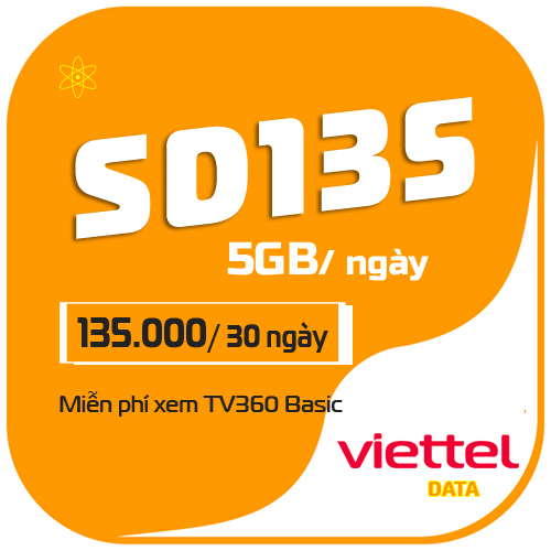 Cách đăng ký gói cước 4G Viettel cước phí 135k/ tháng