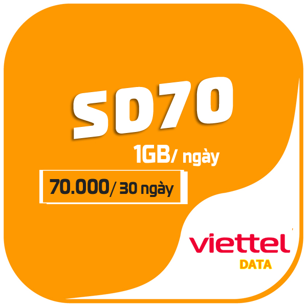 Gói cước SD70 Viettel