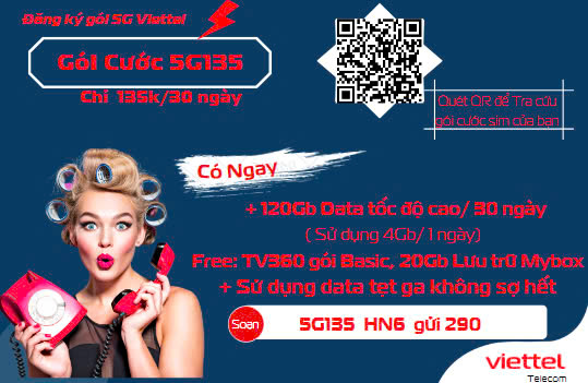 Gói Cước 5G135 Viettel