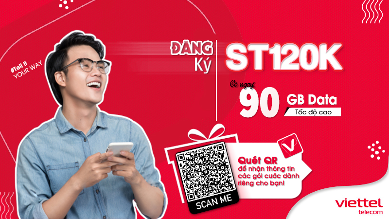 Gói cước ST120k viettel 2022