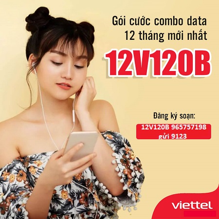 Gói cước 12V120B Viettel
