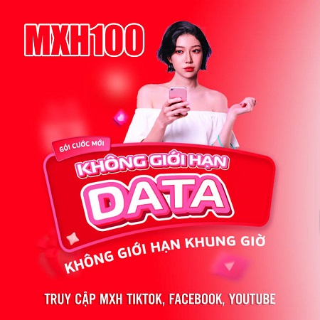 Gói mạng xã hội Viettel 100k/ tháng