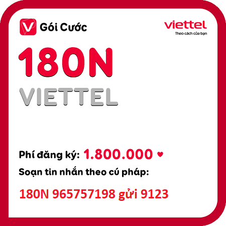 gói cước 180N Viettel