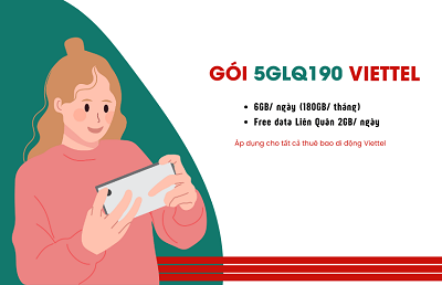 gói cước 5GLQ190 Viettel