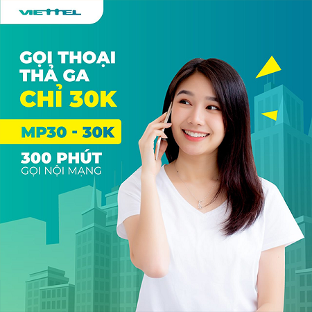 Gói cước nội mạng Viettel cước phí 30k