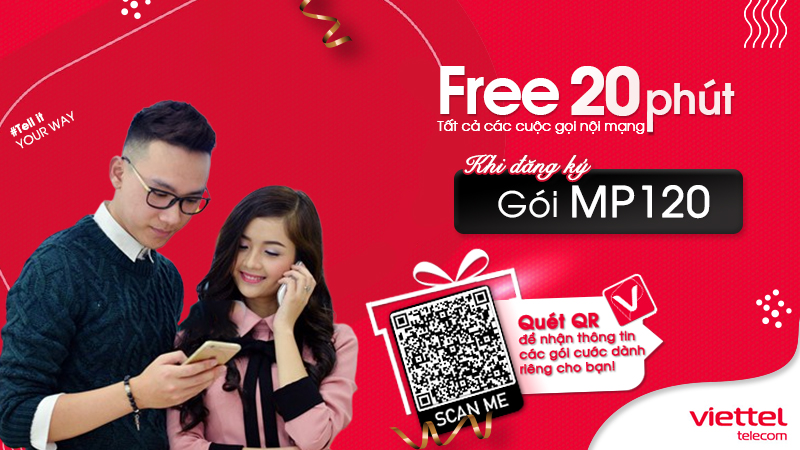 Gói cước MP120 Viettel
