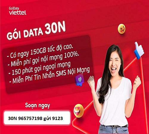 gói cước 30N Viettel
